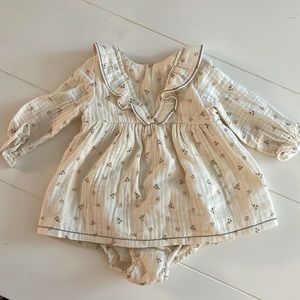 Zara baby girls dress with bottoms